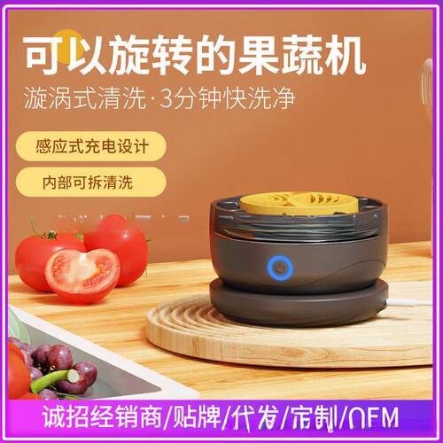 无线果蔬清洗净化器食材清洗机去除农残消毒机蔬菜洗菜机
