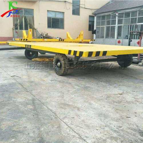 仓库用货物搬运平板拖车集装箱用雨棚平板车重钢拖板车