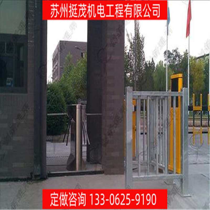 挺茂专业工厂直销 智能闸机人形通道三辊闸工地刷卡连接LED显示屏