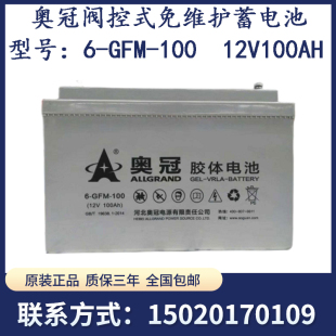 100 胶体蓄电池12V100AH GFM UPS电源太阳能机房光伏专用