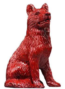 木祝福新古典客厅实木质补角摆件