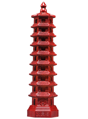 红花梨木祝福新古典客厅摆件