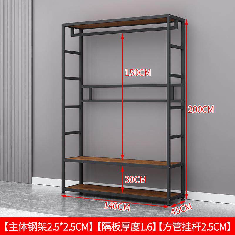 挂衣架衣帽架卧室组合转角衣橱加厚加粗多功能简易组装金属衣爆款