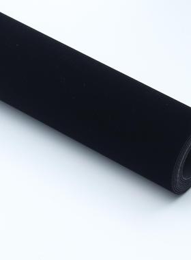 批黑色自粘绒布 背胶植绒布珠宝展柜不干胶加厚布料背胶自粘爆款