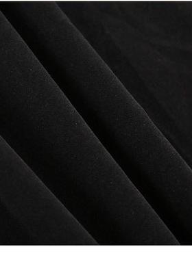 加厚纯黑色吸光植绒布面料摄影不反光背景布摆拍礼物袋饰品袋爆款