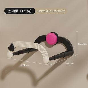 吸盘奶油伸缩脸盆架家用浴室卫生间免打孔收纳置物架省空间收爆款