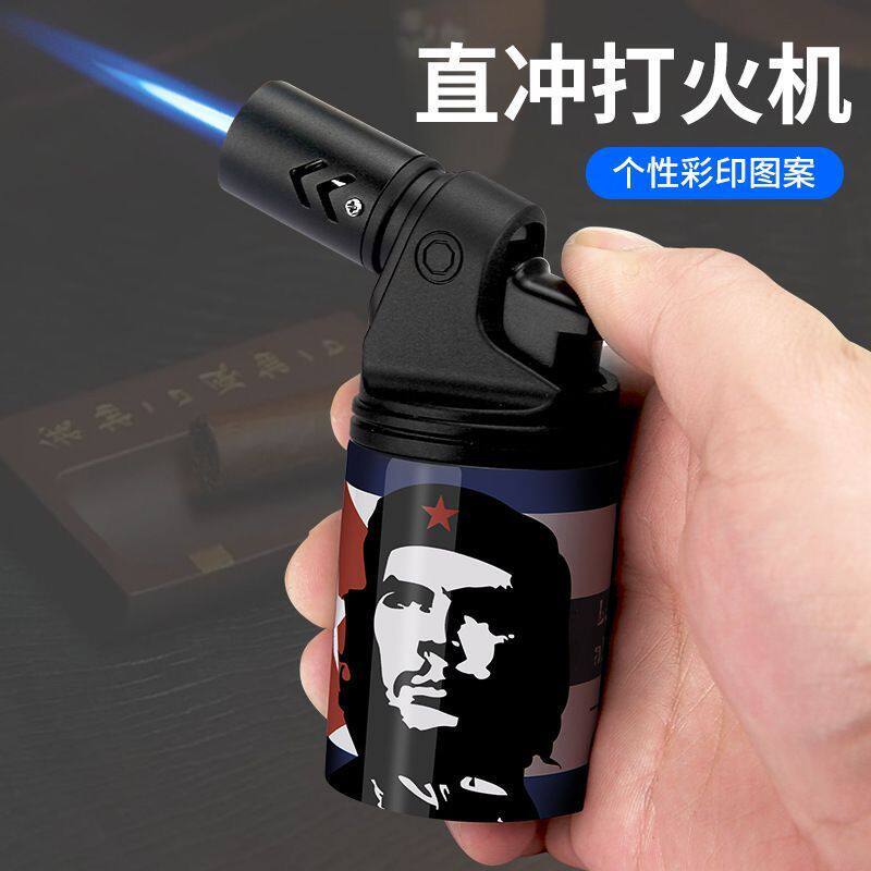 百诚大火焰防风充气打火机户外潮