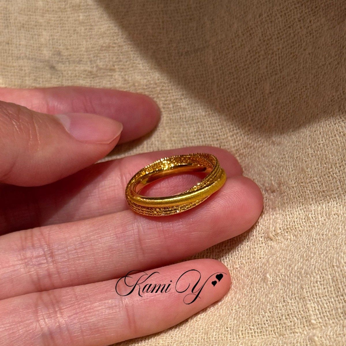 古法拉丝沙金碎冰冰磨砂圆环缠戒指女小众设计精致气质百搭指环,饰品/流行首饰/时尚饰品新,戒指/指环,淘宝优惠券,粉丝福利购,淘宝优惠卷