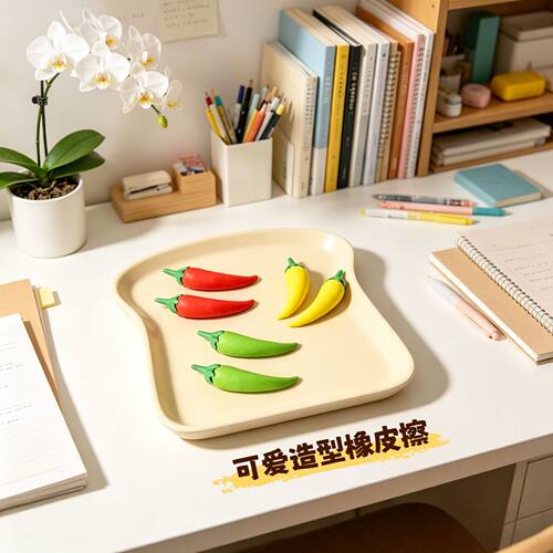 小辣椒橡皮擦小学生卡通创意儿童