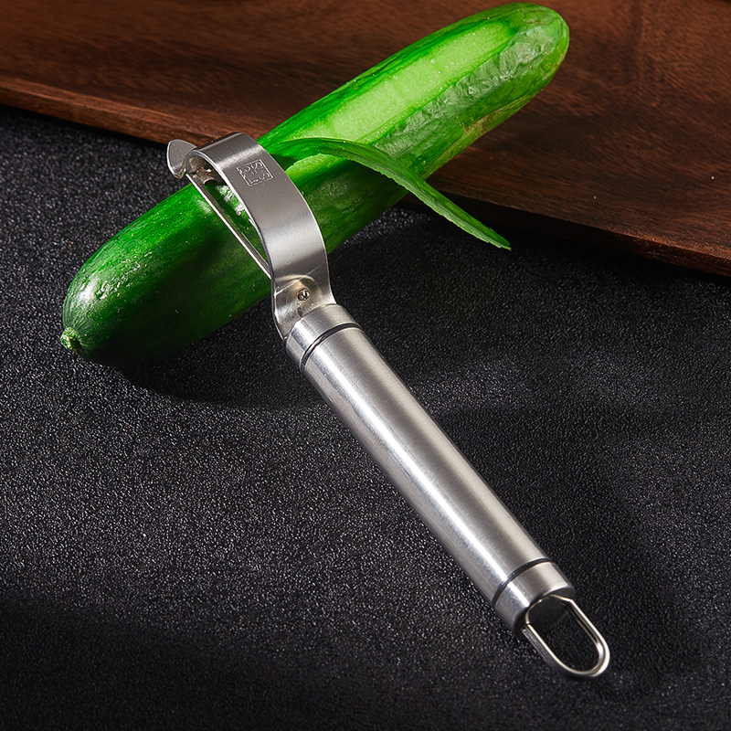 调酒师  专业鸡尾酒装饰物果皮双向削皮刮皮刀青瓜柠檬皮制作器