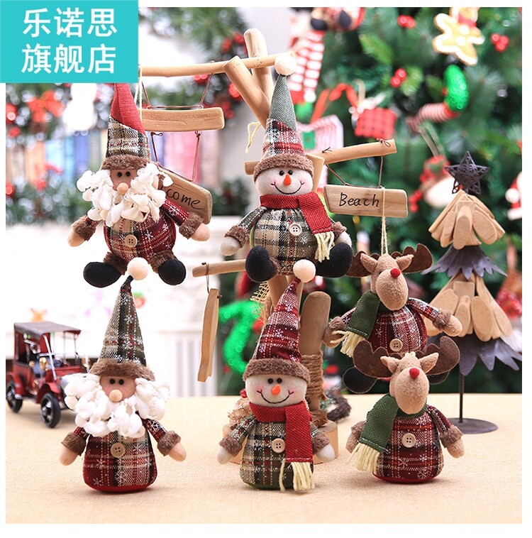 merry christmas dwarf santa doll pendant 2020 christmas deco