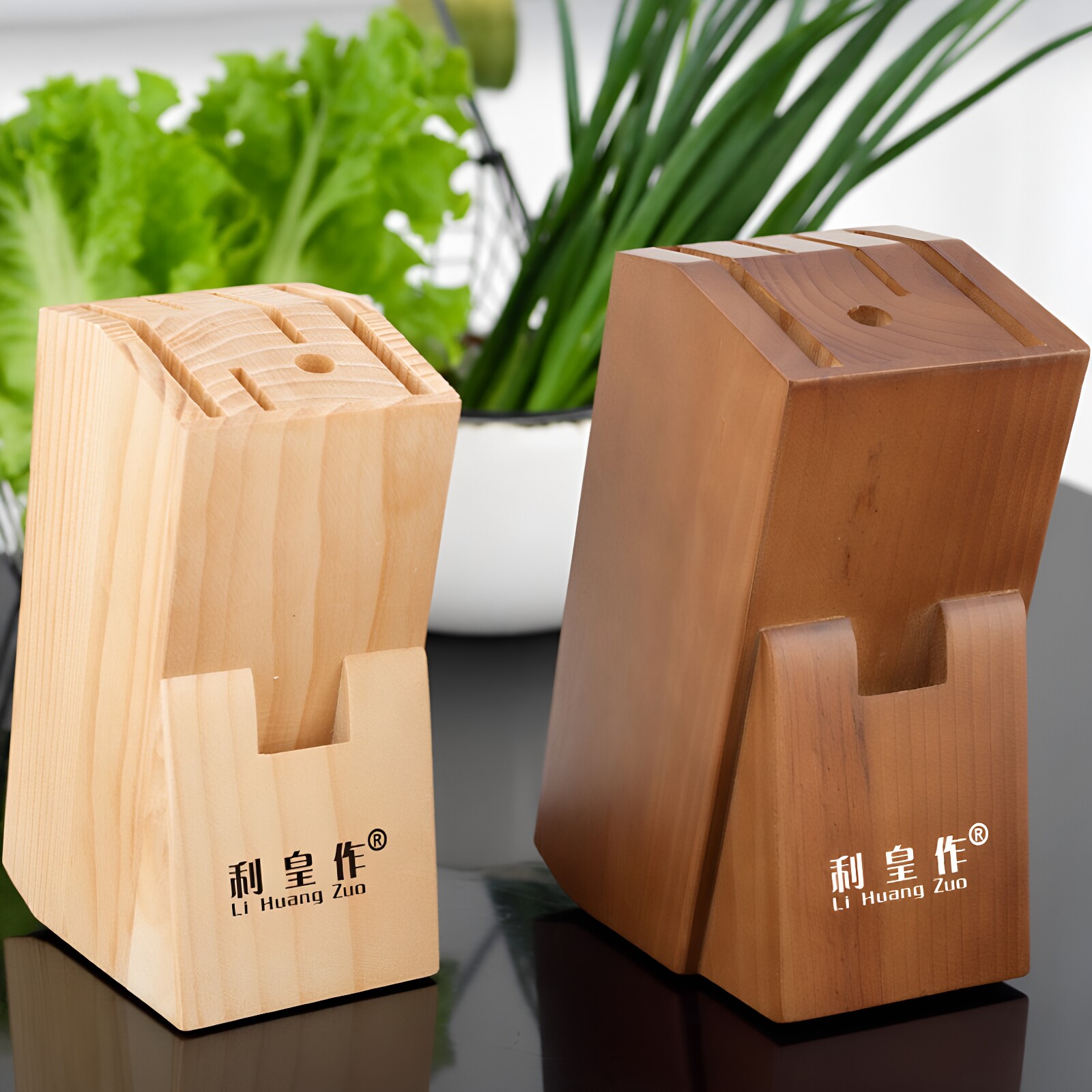 刀架实木刀具菜刀收纳架置物架厨房用品放菜刀架刀具架木刀架刀座