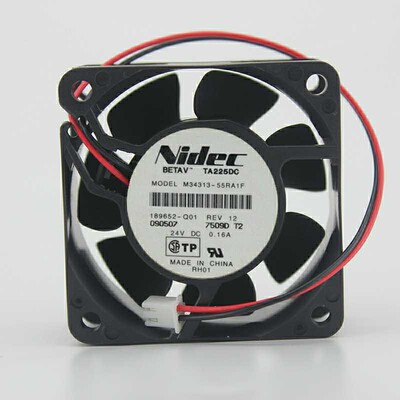 NIDEC TA225DC M34313-55RA1/2/3F/9F/11F 24V 0.16A变频散热风扇