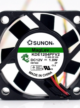 建准SUNON KDE1204PFV2 12v 1.0w 4010 4厘米静音 磁悬浮散热风扇