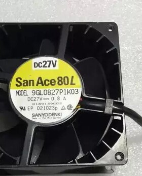 三洋San Ace 8038 9GL0827P1K04/K03 27V 24V 0.8A耐高温散热风扇