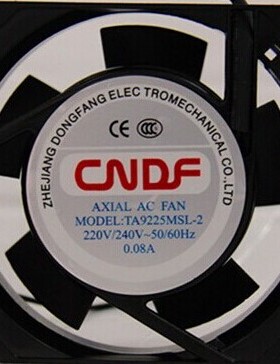 正品东方CNDF TA9225MSL/MBL-2 220V 0.08A 9225机柜轴流散热风扇