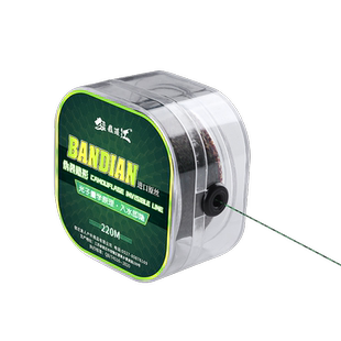 进口原丝斑点隐形主线子线抛竿海杆矶钓专用5号8号尼龙精品钓鱼线