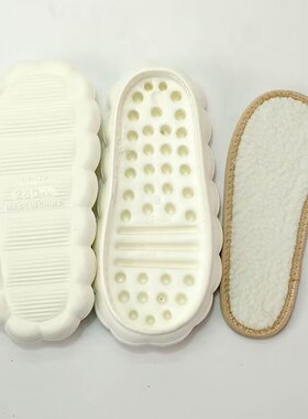 rlk手工diy冰条毛线钩织鞋底云朵鞋底丸子底踩屎感拖鞋底编织拖鞋