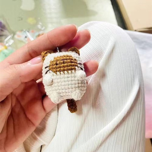 k钥匙扣手工diy吊坠钩针材料包