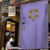 电表箱遮丑挂布老友记门挂布隐私遮挡厨房遮丑挂布主卧床头挂布