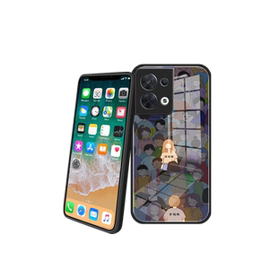 适用oppo姓名reno8手机壳reno7人群中的你+姓氏pro定制reno7se金属reno5漆reno6发光reno/reno4加reno2/z/se