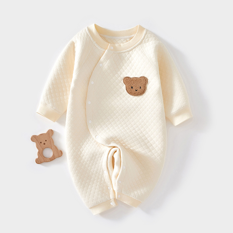 温巢婴儿衣服纯棉秋冬款连体衣