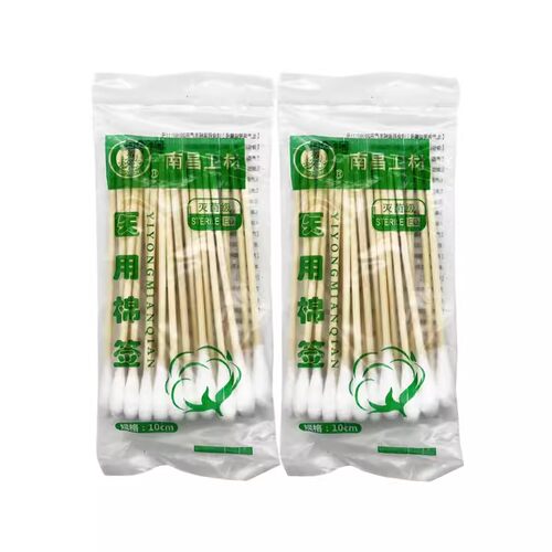 一次性单头医用棉签无菌棉棒