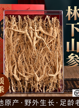 人参林下参野山参长白山20礼盒装东北高年野人参老山参干货泡酒