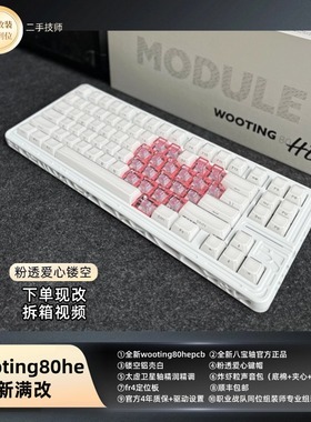 wooting80he满改键盘改装全新holy80客制化游戏磁轴铝壳旗舰店