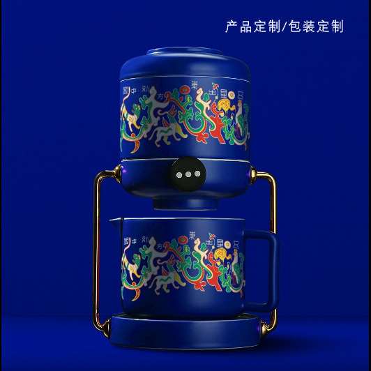 轻奢简约家用自动泡茶冲茶器实用懒人茶具套装办公室会客茶具送礼