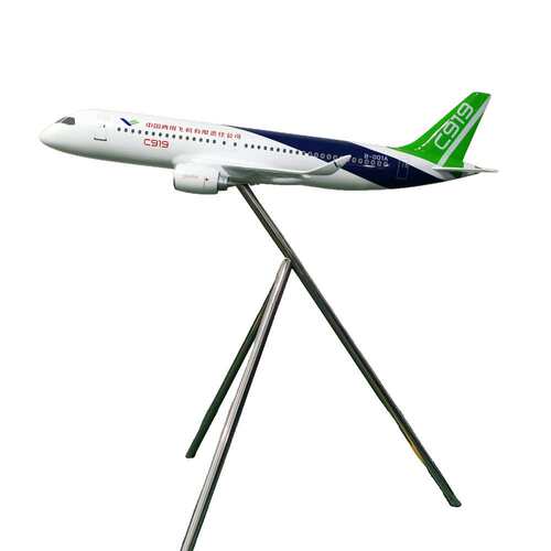 展厅航模1.2米到2米大尺寸飞机模型 C919 A320 A330 A350 A380