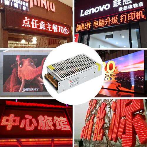LED开关电源5V40A200W门头屏走字屏显示屏冲孔发光字电源5V40A