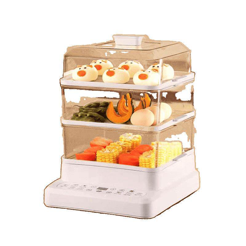 德国电蒸锅小型多功能家用三层蒸笼米饭蒸锅煮锅一体馒头包子专用