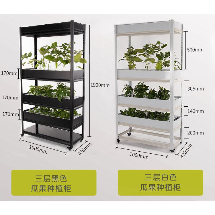 绿阳庭室内无土栽培智能种菜养花机柜多功能水培LED灯种菜机三层