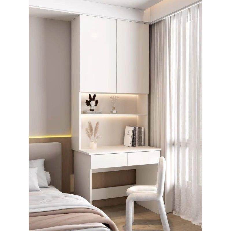 书桌书柜一体书架家用写字卧室电脑桌学生学习桌阳台实木办公桌,智能设备,其他智能设备,淘宝优惠券,粉丝福利购,淘宝优惠卷