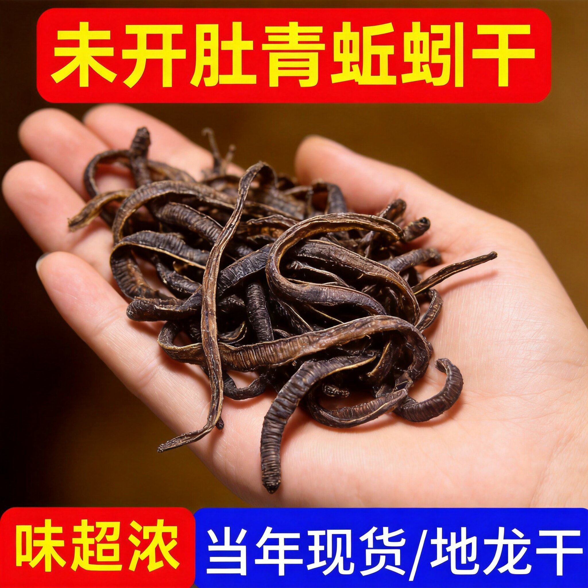 包邮全国晒干黑蚯蚓干货臭蚯蚓青蚯蚓干曲蟮捕黄鳝鱼饵未开肚饵料