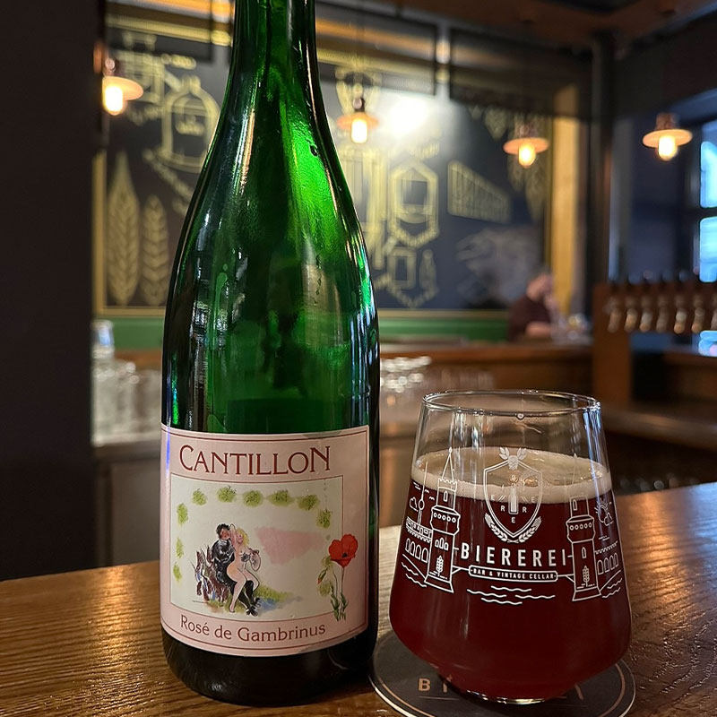 康帝隆 Cantill  康帝隆 酒神的玫瑰 兰比克 瓶装 750ml 精酿啤酒图片