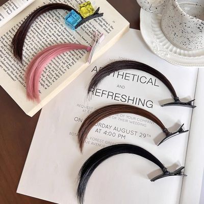 二次元呆毛假发发夹女