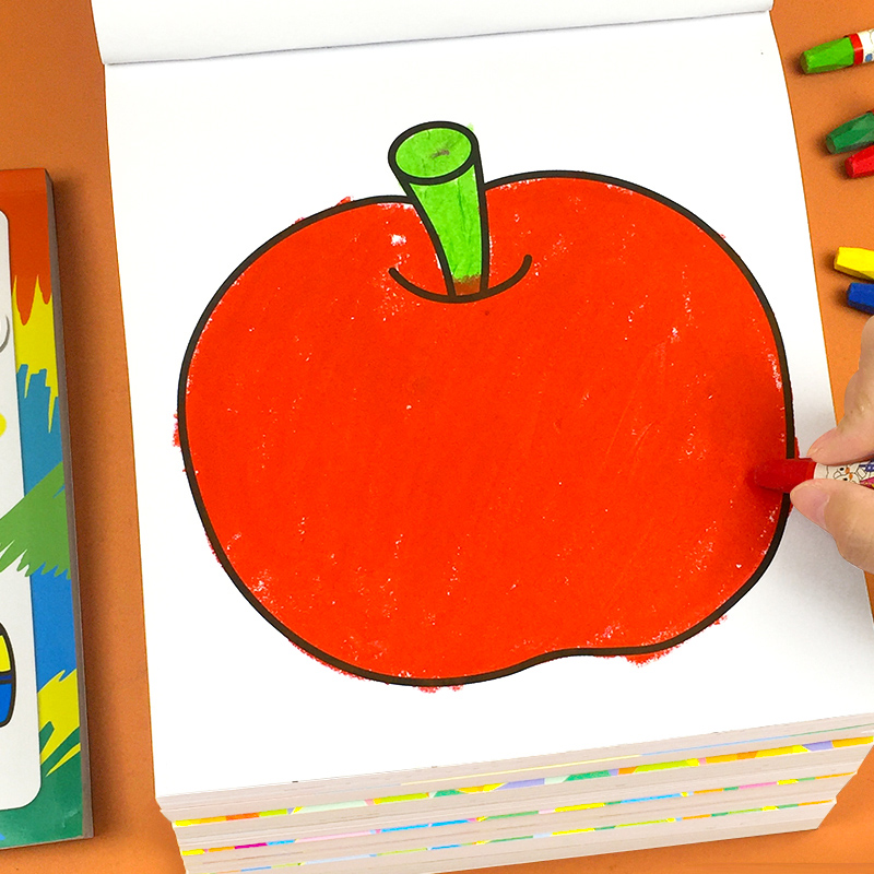 幼儿宝宝涂色书画画本