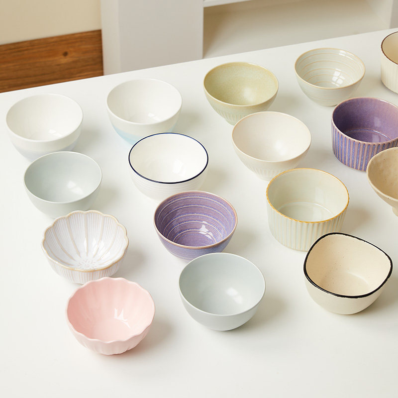 jiwoo北欧高脚饭碗家用个性创意单个特别好看的可爱小碗自由组合,餐饮具,碗,淘宝优惠券,粉丝福利购,淘宝优惠卷