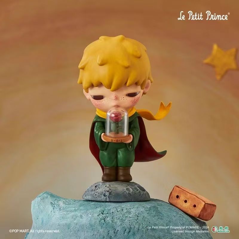 POPMART泡泡玛特小野Hirono×Le Petit Prince系列手办盲盒小王子