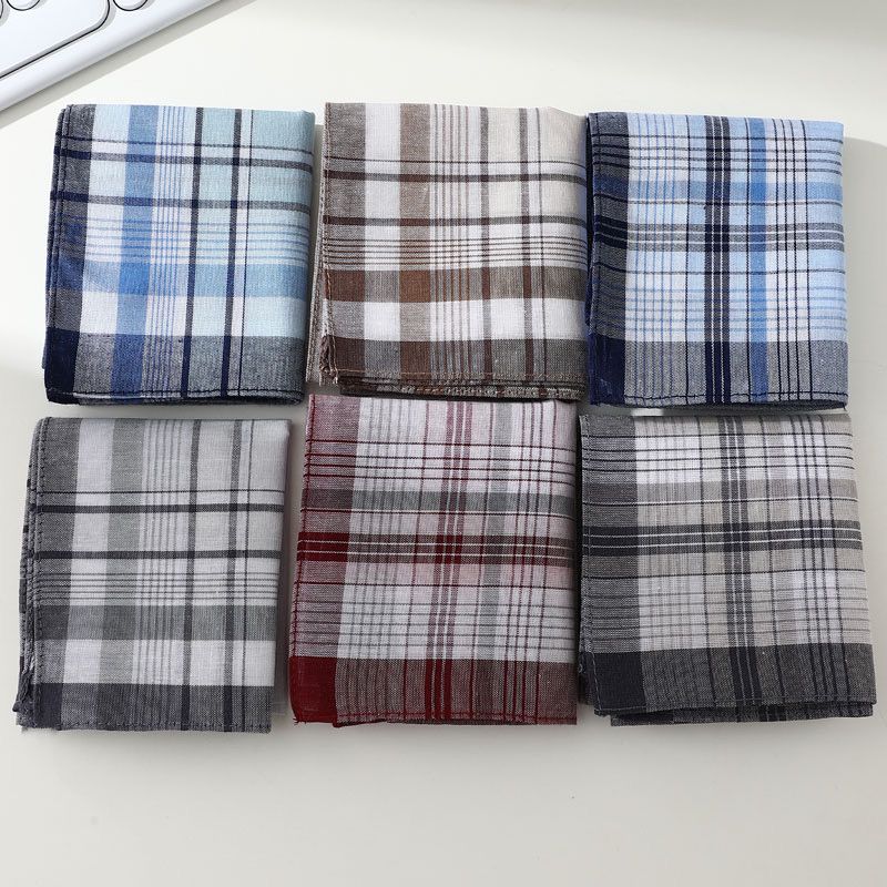 老式怀旧老款柔软古风男士中老年薄款手帕全棉吸汗巾纯棉复古手绢