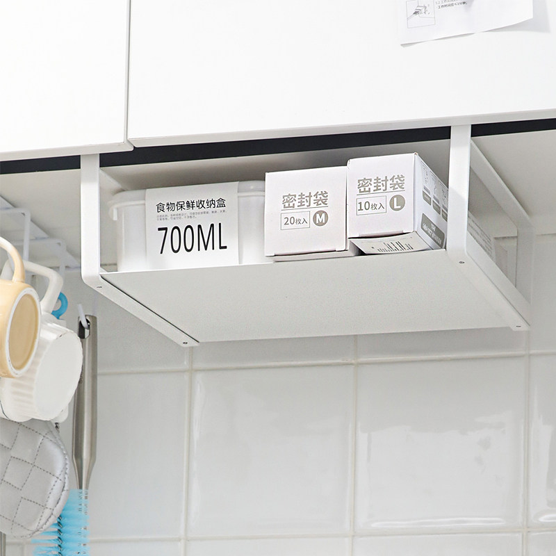 保鲜膜收纳置物架吊柜橱柜下挂架子杯子锅具菜板挂篮厨房免打孔,厨房/烹饪用具,厨房置物架/置物柜/角架,淘宝优惠券,粉丝福利购,淘宝优惠卷