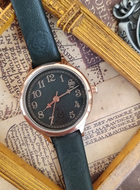 哈利波特手表正品联名款周边斯莱特林魔法学院蛇绿色皮带韩国OST