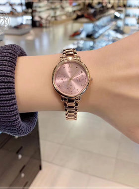 金色机芯女士手表专柜特价折扣