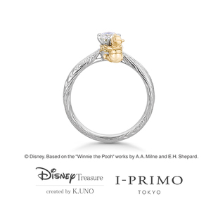 定制刻字I Honey小熊维尼 PRIMO 钻戒戒托Sweet K.UNO迪士尼设计款