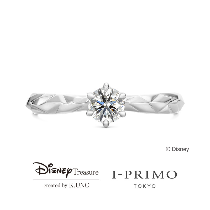 K.UNO迪士尼设计款钻戒戒托 FROZEN 冰雪奇缘 定制刻字 I-PRIMO