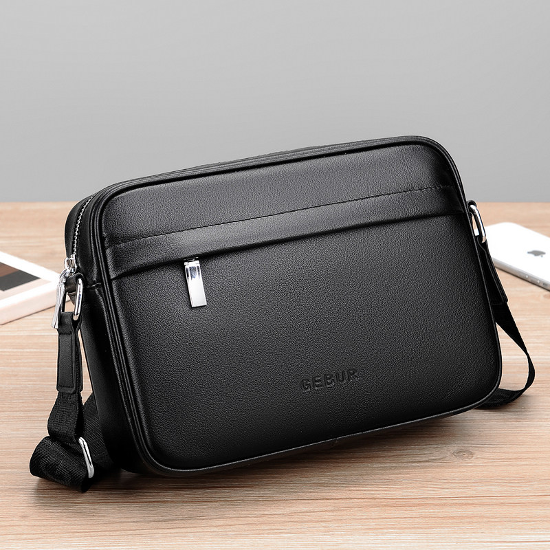 头层牛皮男士包包单肩包真皮新款男包斜挎包背包挂包简约休闲跨包