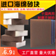 进口耐磨海绵砂块木工家具打磨海绵砂纸文玩油漆双面打磨抛光砂砖