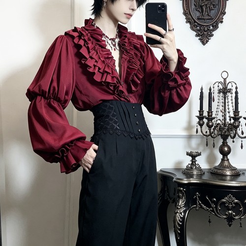 lolita骑士裤复古王子系长短裤子